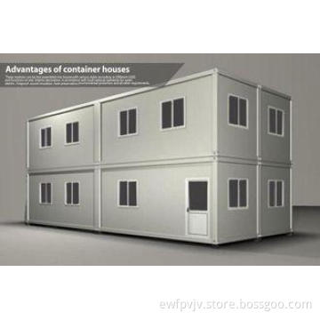 2 Floor Prefabricated Accommodation Container Dormitory wit